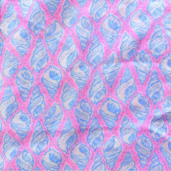 Lilly Pulitzer Pink and Blue Wide Leg Pants - Picture 3 of 4